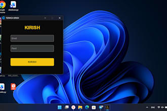 build a custom python desktop application for your business