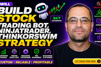 build stock trading bot, ninjatrader, thinkorswim strategy