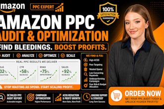 do amazon PPC audit to find bleedings and optimize amazon ads campaign