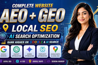 do local SEO, aeo and GEO for google maps and ai search