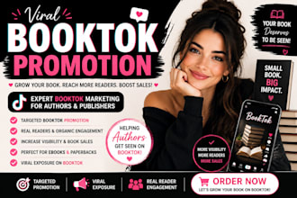 booktok ebook marketing booktok promotion book promotion
