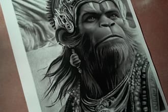 draw realistic pencil sketches and portrait drawings