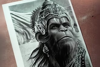 draw realistic pencil sketches and portrait drawings