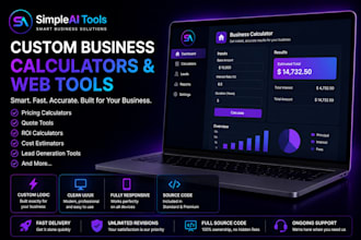 build a custom business calculator or web tool
