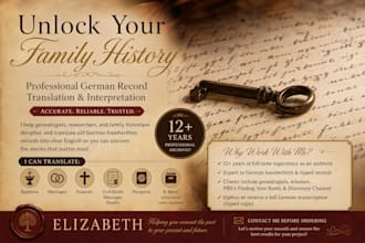 translate american  records for genealogy