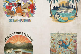 make vintage retro outdoor design for t shirt or logo