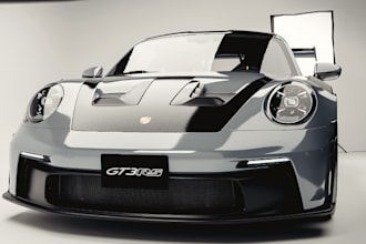 high quality 3d car for web, 8k rendering in blender, glb file, low poly vehicle
