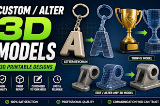 provide or alter a 3d model