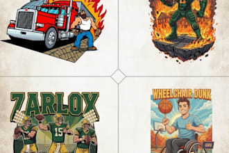 draw vintage western cowboy for tshirt or logo merchandise