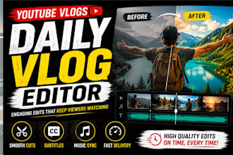 edit daily vlogs video for youtube