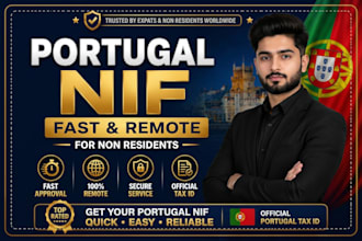 get your portugal nif number remotely for non residents fast