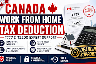 do cra work from home tax deduction canada t777 t2200 home office expenses