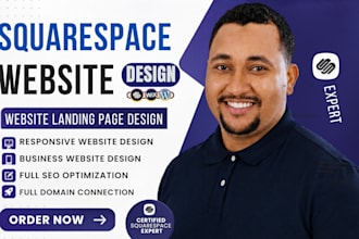 sqaurespace website design, redesign sqaurespace website, squarespace website