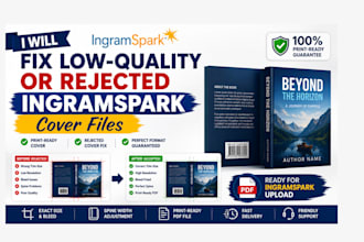 fix margin, bleed and spine alignment for ingram spark covers