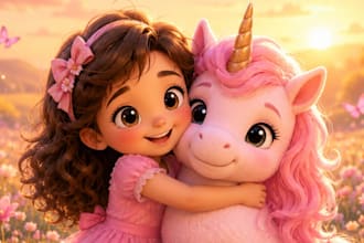 create children story book ai illustrations