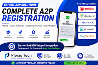 get approval for twilio a2p 10dlc and ghl registration for SMS