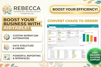 design professional airtable databases and automated workflows