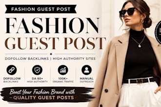 publish fashion backlinks on high traffic fashion blog