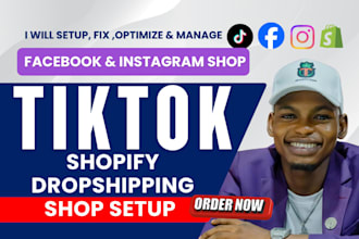 fix US tik tok shop shopify dropshipping tiktok affiliate marketing facebook ads