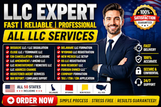 dissolve your llc, llc amendment, ein cancellation, llc creation, delaware llc