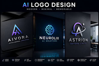 create modern ai logo design for brands and web3 projects