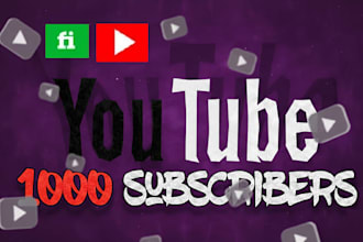 grow up 1000 youtube followers very high quality super fast