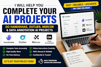 do handshake, outlier, mercor and data annotation ai training