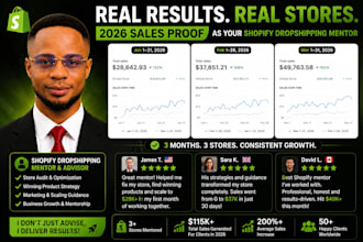 be your shopify dropshipping mentor and ecommerce coach