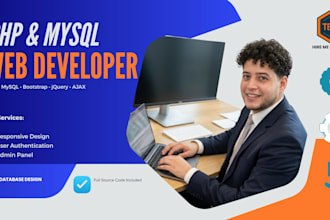 develop a PHP mysql web application