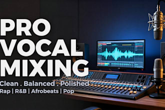 professionally mix your rap, rnb, pop, or afrobeats vocals