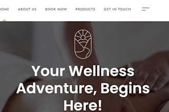 design wix wellness clinic website massage therapy physiotherapy website