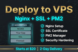 deploy your web app on vps with nginx, SSL and pm2