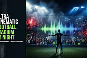 create FIFA style football anthem music for sports edits