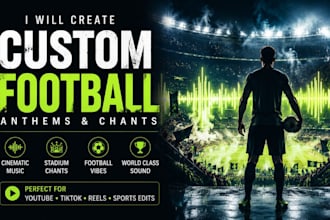 create FIFA style football anthem music for sports edits