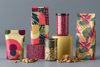 make a design product and packaging