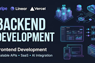 do backend development and frontend development websites
