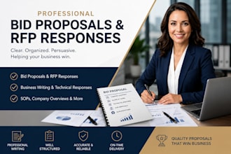 write professional bid proposals and rfp responses