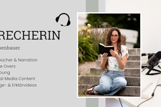 be your german voice actor for professional voice over and narration