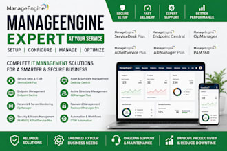 setup manageengine service desk plus endpoint central and itsm solution