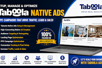 setup and manage your taboola native ads landing page, taboola ppc, taboola ads