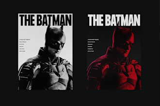 create a professional movie poster design, film poster