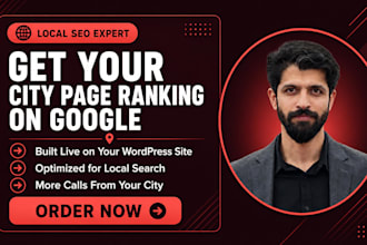 create and optimize local SEO landing pages for your website