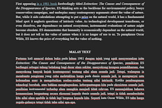 do english to malay translation