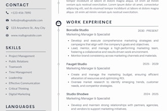 design a professional ats resume and CV that gets you hired