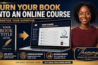 help authors turn their book into a profitable online course
