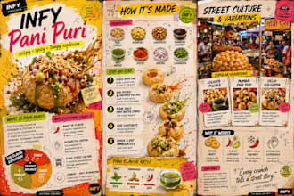 design premium food and beverage advertisement posters
