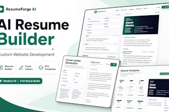 build ai resume and cover letter website
