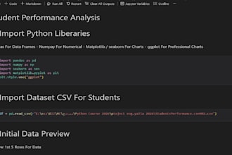 do python data science, data analysis and automation