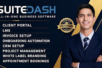 setup suite dash suitedash onboarding automation crm client portal dashboard