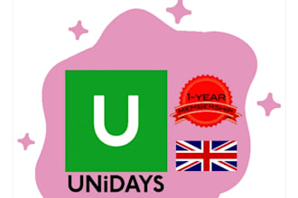 create for u a student beans account in less then 1 hour